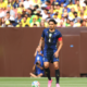 CLEVELAND, OHIO - JUNE 06: Marquinhos of Brazil controls the ball during the international friendly match between Brazil and Egypt at Huntington Bank Field on June 06, 2026 in Cleveland, Ohio. (Photo by Kirk Irwin/Getty Images)