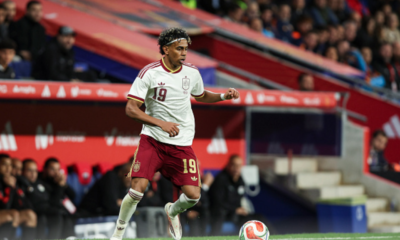 Lamine Yamal of Spain controls the ball during a friendly match between the Spanish and Egyptian national teams at RCD Stadium in Barcelona, Spain, on 31 March, 2026, ahead of the FIFA World Cup. (Photo by Gongora/NurPhoto via Getty Images)